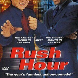 Rush Hour DVD Jackie Chan Chris Tucker New Line Platinum Comedy 1998 PG-13